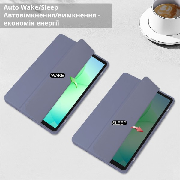 Фото - Чохол для планшету BeCover Soft Edge TPU з кріпленням for Samsung Galaxy Tab A11 SM-X133/X135 8.7" Purple (715564)